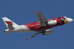 Airbus 319 US Airways (Arizona Cardinals)