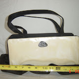 Pearl Ruffle Shoulder Bag 12" x 5" # 176