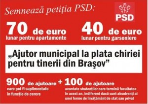 fluturasfata1 300x211 &bdquo;Ajutor municipal la plata chiriei pentru tinerii din Brasov&rdquo;