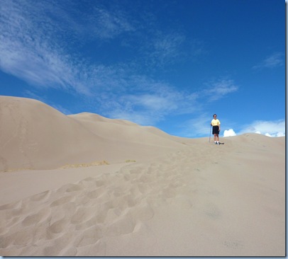 Great Sand Dunes National Park Evelyn near top 2