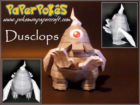 Pokemon Dusclops Papercraft