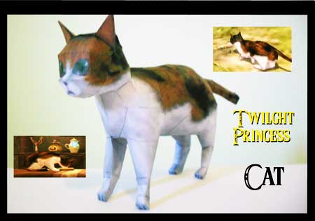 Twilight Princess Cat Papercraft