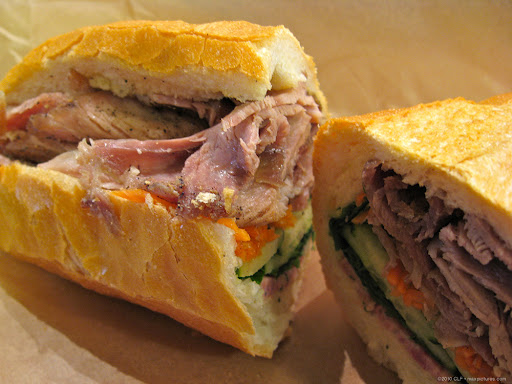 Roast pork sandwich