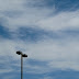 Above the parking lot