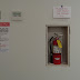 Please do not touch the fire extinguisher