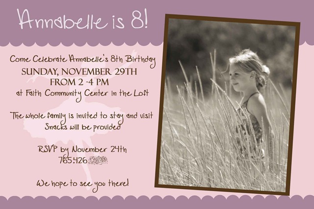 annabelle is 8 annabelle is 8