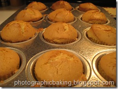 Baked cupcakes