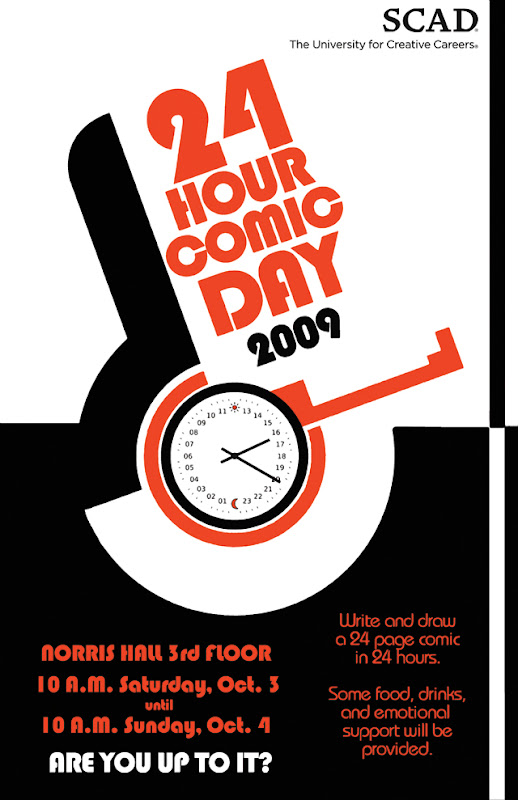 24 Hour Comics Day poster