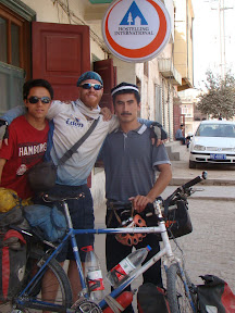with my friends in kashgar: joseph and mustajan