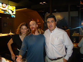 with orit and my man in Barcelona:ANTONIO ALARCON