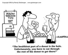 healthy snacking tips cartoon