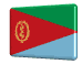 Animated 3D Eritrea flag