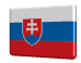 Animated 3D Slovakia flag