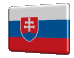Animated 3D Slovakia flag