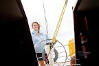 Jessica Watson on deck