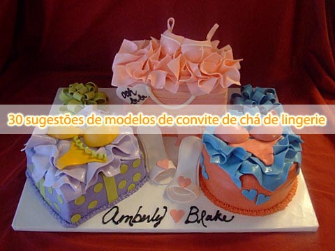 30 sugestões de modelos de convite de chá de lingerie 30 convites cha de lingerie 30 sugestões de modelos de convite de chá de lingerie