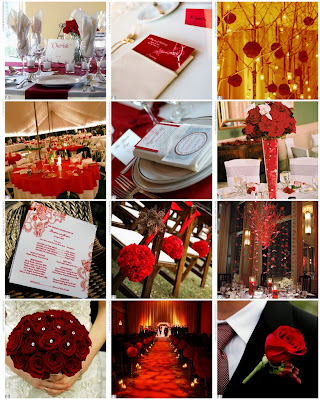 Baú de ideias: Casamento vermelho e branco Inspiration%20board%20 %20The%20Knot Baú de ideias: Casamento vermelho e branco