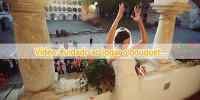 Vídeo: Cuidado ao jogar o bouquet... jogar buque blog Vídeo: Cuidado ao jogar o bouquet...