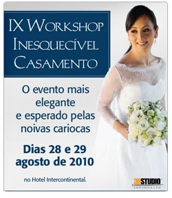 ix ws ic post Saiu a programação IX Workshop Inesquecível Casamento 2010