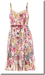 D&G boned floral dress