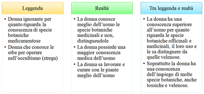 Schema sulle donne e le streghe