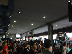 Mendoza has a very busy bus station. On Friday night it seemed like the whole city was going somewhere.