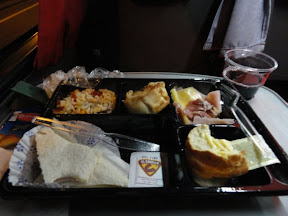 A picada appetizer. A "picada" is the typical Argentinian snacks tray with meat and cheese and olives and nuts and bread.