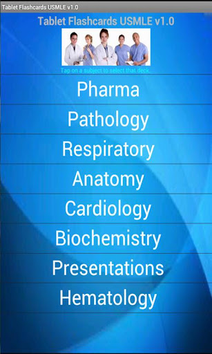 Tablet Flashcards USMLE