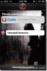 Install Cydia with LimeRa1n