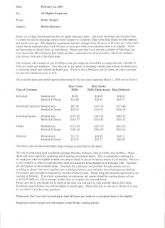 Health Insurance cover letter. The basics along with details of cost for each plan Health Insurance cover letter. The basics along with details of cost for each plan