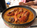 Foto de una paella de bogavante