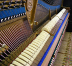 bechstein 9 upright piano Ebony
