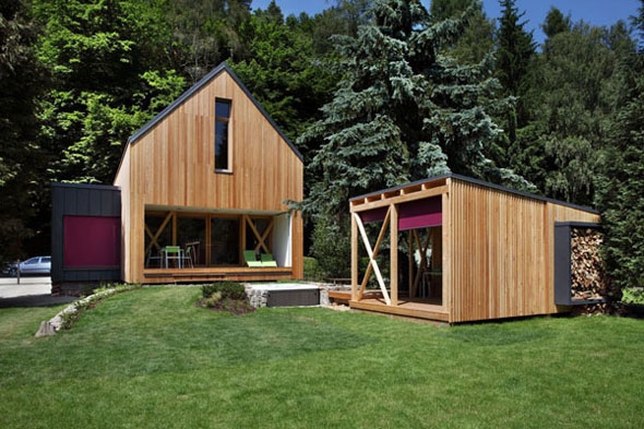 modern exterior wooden house architecture design inspiration
