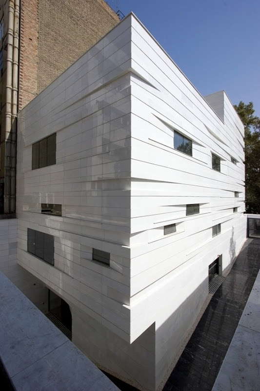 minimalist elegant white building architecture design