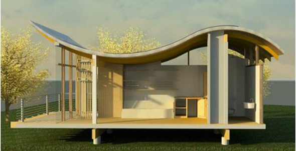modern exterior bamboo home architecture design