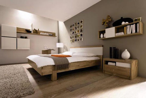 natural bedroom interior decoration design