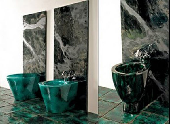 modern elegant ceramic bathroom tile design