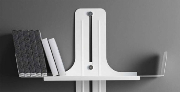 modular aluminum contemporary bookshelves furniture design