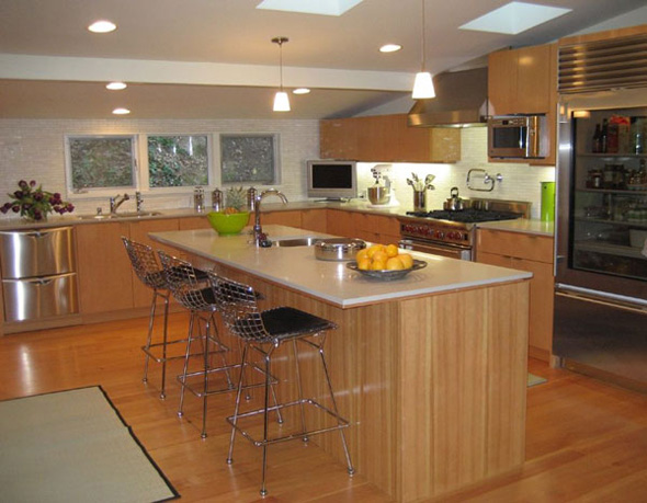 modern contemporary kitchen decorating design ideas