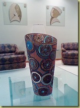 Rubin Teal Vase