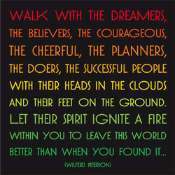 Walk with the dreamers