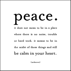 Peace.