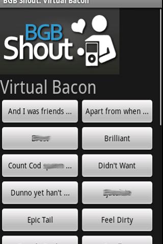 BGB Shout: Virtual Bacon