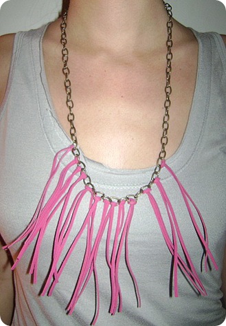 Fringes fucsia