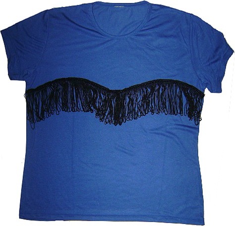 Remerón Fringe azul