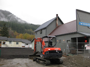 Restoration continues next to Whistling Post [11/03/09]
