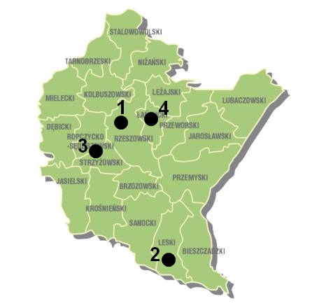 Zwierzyńce województwa podkarpackiego