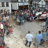 Fishermans Friends singing on the Platt, Port Isaac