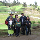 We were just dropped off by the bus and are ready to hike.