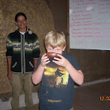 Jonathan wanted to go first in sampling the native drink